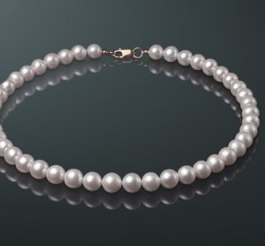 Ожерелье из белого морского японского жемчуга Акойя ААА+ 9.5-10.0 мм мб95010-40з: белый морской жемчуг, золото 585° Ожерелье из белого морского японского жемчуга Акойя ААА+ 9.5-10.0 мм мб95010-40з: белый морской жемчуг, золото 585°